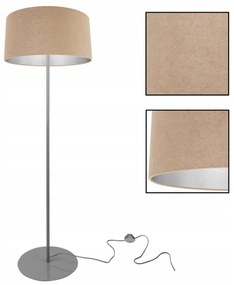Stojacia lampa Mediolan, 1x textilné tienidlo (výber z 10 farieb), (výber z 3 farieb konštrukcie), ch