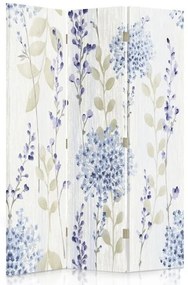 Ozdobný paraván Polní květiny - 110x170 cm, trojdielny, klasický paraván