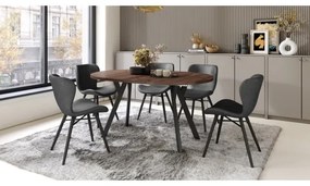 Rozkladací jedálenský stôl ARTUR dub/čierny