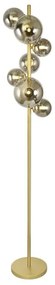 Brilagi - LED Stojacia lampa MILLA 7xG9/3W/230V zlatá/dymová