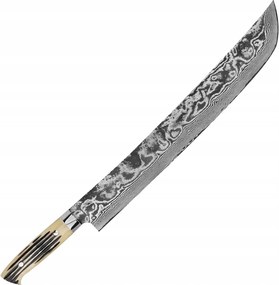 Takeshi Saji Wbb Ručne kovaný R-2 Japonský nôž Sakimaru 62-63 Hrc 39 cm