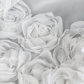 Dekorstudio Hotová biela záclona ROSES 8 na páske 400 x 160 cm