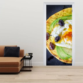 Fototapeta na dvere - Zdravé palacinky (95x205cm)