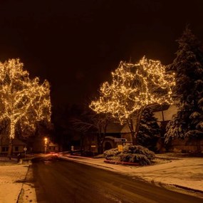 DECOLED Svetelná reťaz LED s MEGA LED, 100 m, 400 teplých bielych LED diód