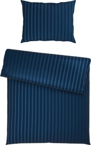 XXXLutz POSTEĽNÁ BIELIZEŇ satén tmavomodrá 140/200 cm Dieter Knoll - Obliečky & plachty - 008105035103