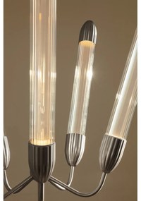 Oceľové závesné svietidlo v striebornej farbe so skleneným tienidlom ø 69 cm Lemon Squeeze – UMAGE