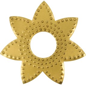 House Doctor Ochranný krúžok na sviečku Antique Brass – set 4 ks