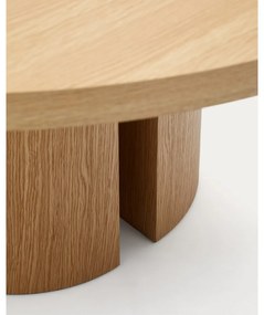 Okrúhly jedálenský stôl v dekore duba ø 150 cm Nealy – Kave Home