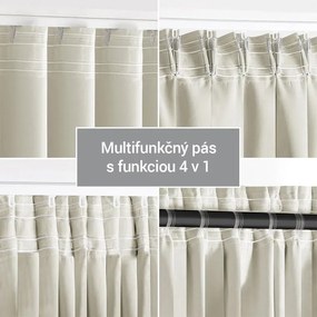 Zatemňovací záves blackout RESTILO krémový 140 x 245 cm 1 ks