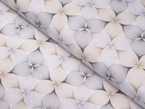 Biante Dekoračný štvorcový obrus PML-031 Designové geometrické obrazce na bielom 60x60 cm