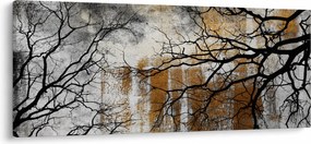 Obraz - Siluety stromov (120x50 cm)