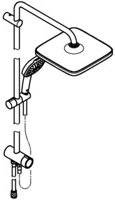 GROHE 26698001 - Sprchový systém VITALIO COMFORT 250 lesklý chróm