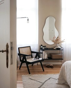 Ferm Living Dizajnové nástenné zrkadlo Pond Brass – large
