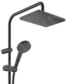 Hansgrohe Vernis Shape, Sprchový systém 230 1jet EcoSmart s termostatom, čierna matná, HAN-26097670