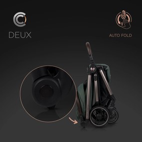 Športový kočík pre dvojčatá Cavoe DEUX Laura