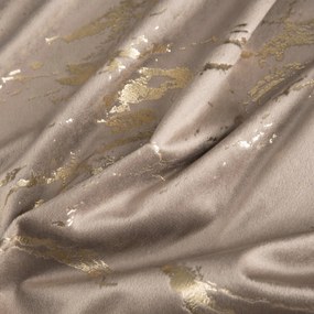 EUROFIRANY ZATEMŇOVACÍ ZÁVES NA KRÚŽKOCH MOLLY 140X250 CM HNEDÁ