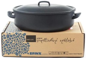 BELIS Sfinx smaltovaný oválny pekáč 32 cm, 6,5 L