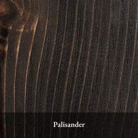 Drevený svietnik s hrotom - srdiečko Farba: Palisander
