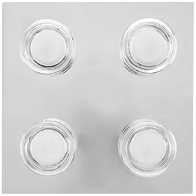 Ledvance -LED Kúpeľňové stropné svietidlo ORBIS FLAME 4xLED/5,5W/230V IP44 chróm