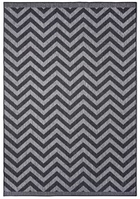 NORTHRUGS - Hanse Home koberce Kusový koberec Twin Supreme 105472 Palma Night Silver – na von aj na doma - 80x250 cm