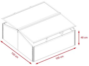 Záhradné polykarbonátové parenisko Avenberg F3 LENZ