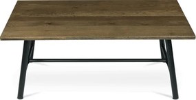 Jedálenský stôl 180x90 cm HT-T1818 WAL orech / čierne nohy