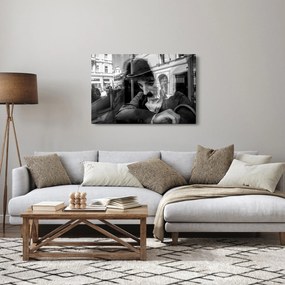 Obraz - Charles Chaplin v Prahe (90x60 cm)