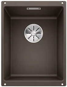 Blanco Subline 320-U, silgranitový drez pod pracovnú dosku 350x460x190 mm, 1-komorový, tmavá hnedá, BLA-523415