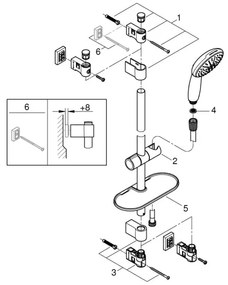 GROHE 26952001 - Sprchová súprava VITALIO START 110 600 mm lesklý chróm