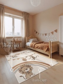 Villeroy & Boch, Detský kusový koberec Villeroy & Boch Boho Kids 106308 Cream Multicolor, 160x230, biela, viacfarebná, detská izba