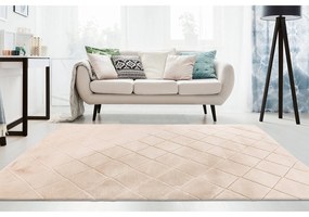 Dekorstudio Kožušinový koberec MOMENT- béžový Rozmer koberca: 80x150cm