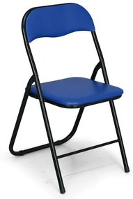 Skladacia konferenčná stolička BRIEFING 4+2 ZADARMO, čierna