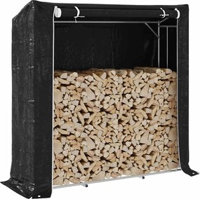 Regál na krbové drevo s pláštenkou 200x60x200 cm 4104957