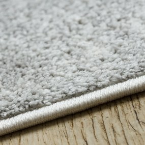 Dywany Łuszczów, Kusový koberec Fusion 5868 white/yellow, 140x190, šedá, kancelária