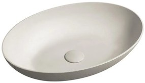 Sapho - Umývadlo na dosku FORMIGO 60x40 cm betón/béžová