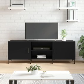 TV skrinka čierna 150x30x50 cm kompozitné drevo 829101