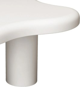 Konferenčný stolík Vercelli, 100 cm biely