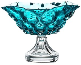 KRIŠTÁĽOVÁ MISKA BOHEMIA SAMBA AQUAMARINE 305MM