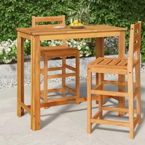 Záhradný barový stôl 120x60x105 cm akáciové masívne drevo 319701