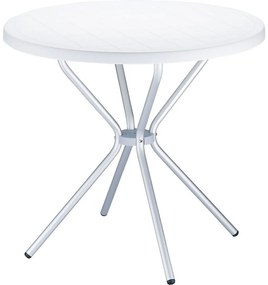 POPPY ALU záhradný stôl white