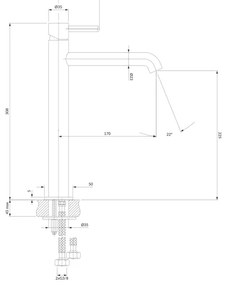 OMNIRES Y1212CR - Umývadlová batéria Y 30,8 cm lesklý chróm
