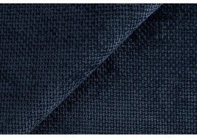 Tmavomodré ženilkové kreslo Freya – Ropez