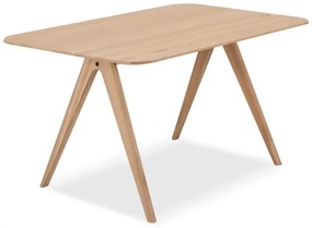 Jedálenský stôl z dubového dreva Gazzda Ava, 140 x 90 cm