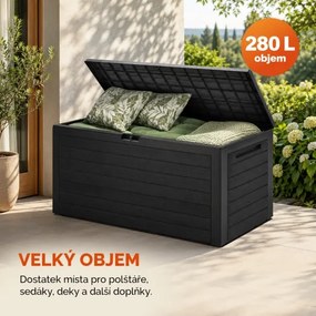 Plastový box JOLA DE100 280L antracit