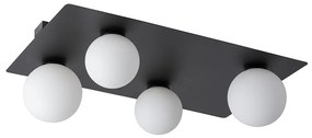 Stropné svietidlo ARGON 4xG9/12W/230V čierna