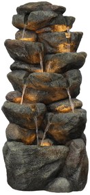 Záhradná fontána BestBerg EF-21 / polyresin / 44,5 x 38 x 99 cm