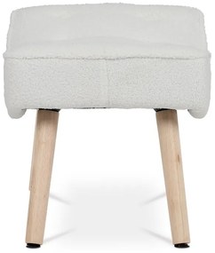 Autronic BONTEC Podnožka, sivá látka, AK-309P GREY2 Farba: Biela