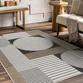 Koberec ORGANIC 2769 krémový / čierny / naturálny