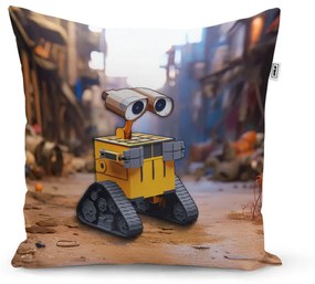 Sablio Vankúš Wall-E robot Mesto - 50x50 cm