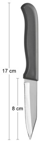 Kuchynský nôž Denis 17 cm - sivá